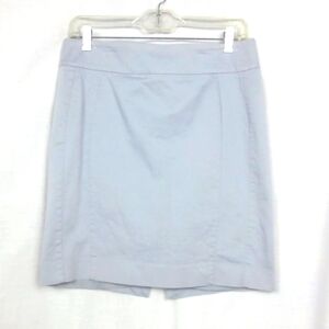 Express Mini Skirt Lavender Gray Soft Cotton Stretch Tailored Career-wear Size 6